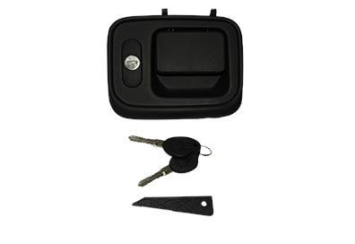 MACANETA EXTERNA PORTA LE COM CHAVE CINZA - 6947607059