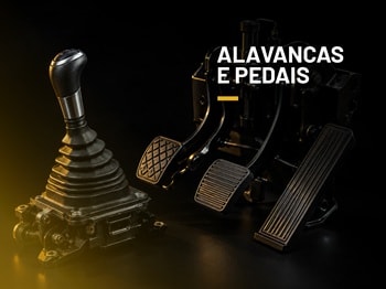 Alavancas e pedais para caminhões